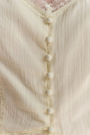 Tencel Lace Top and Skirt Set