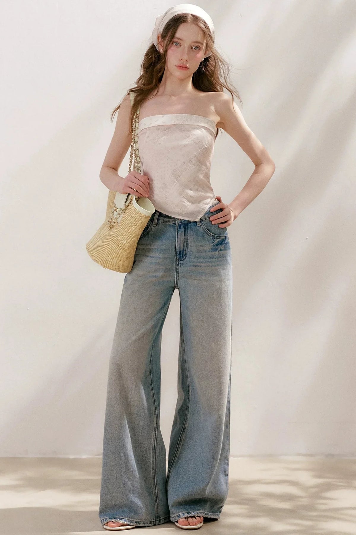Tencel Linen Asymmetrical Top
