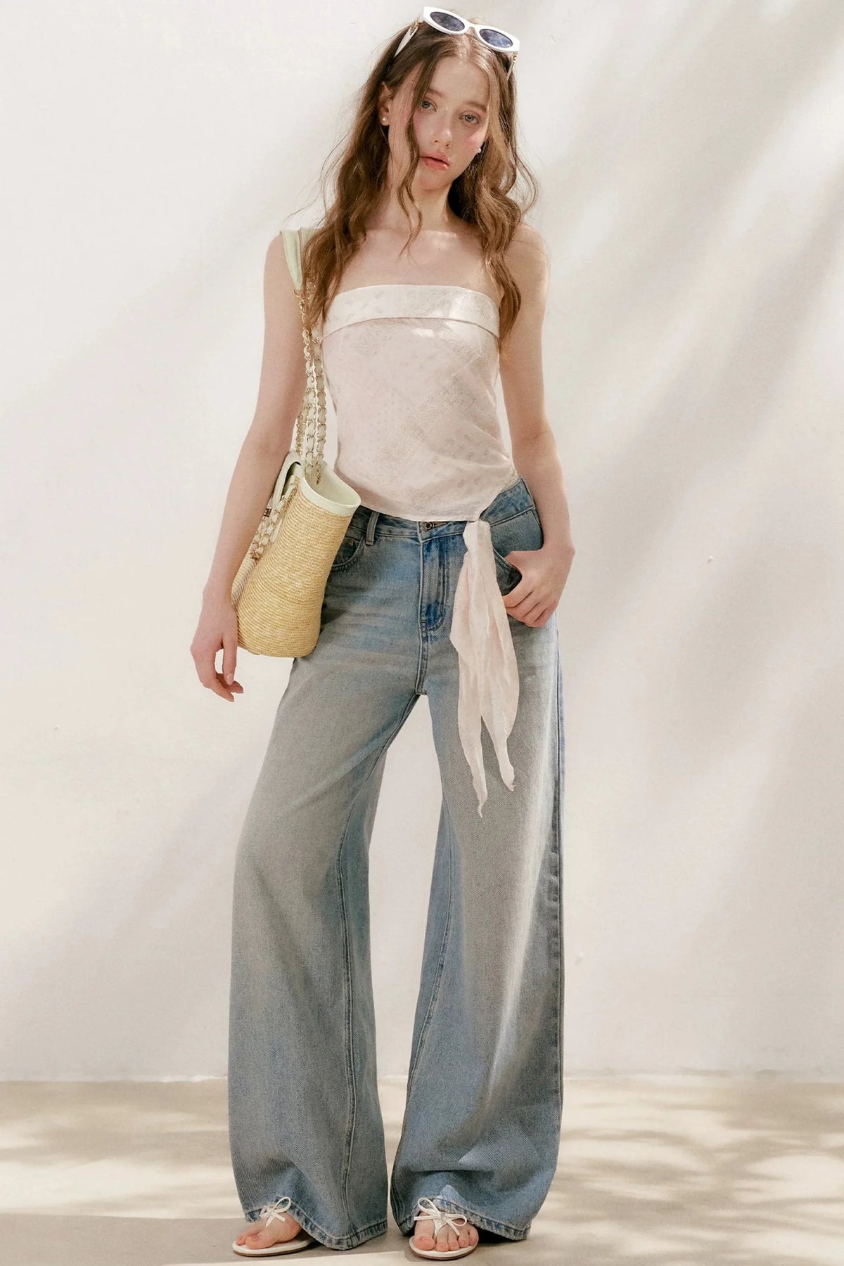 Tencel Linen Asymmetrical Top