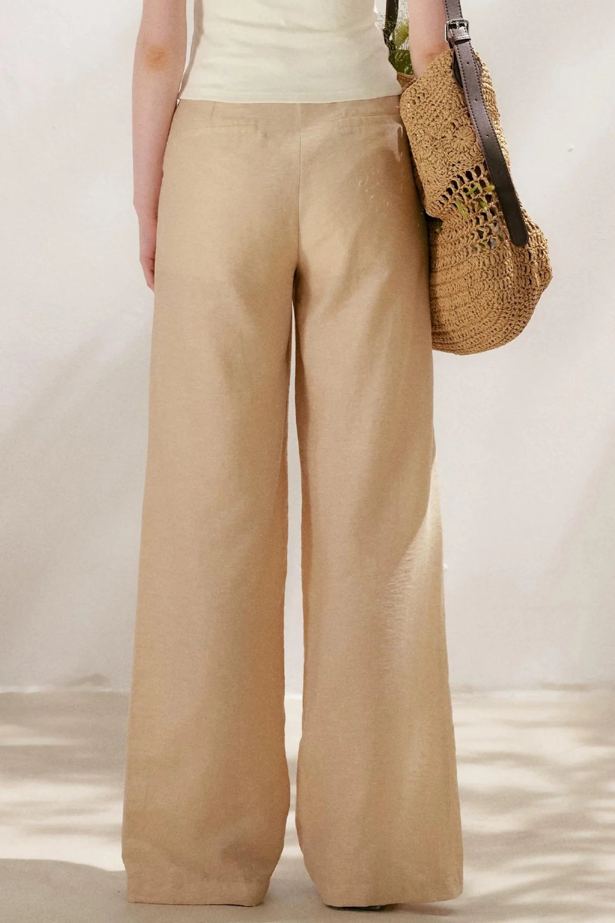 Tencel Linen Lace Pants