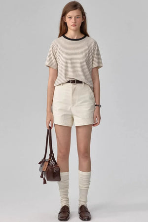 Tencel Linen Striped Top