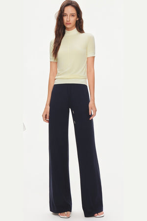 Tencel Modal Half-High Collar Blouse