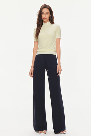 Tencel Modal Half-High Collar Blouse