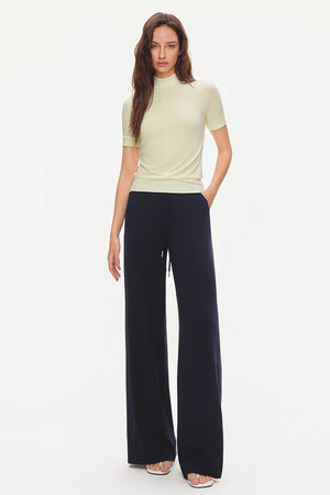 Tencel Modal Half-High Collar Blouse