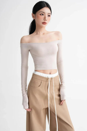 Tencel Modal Off-Shoulder Top
