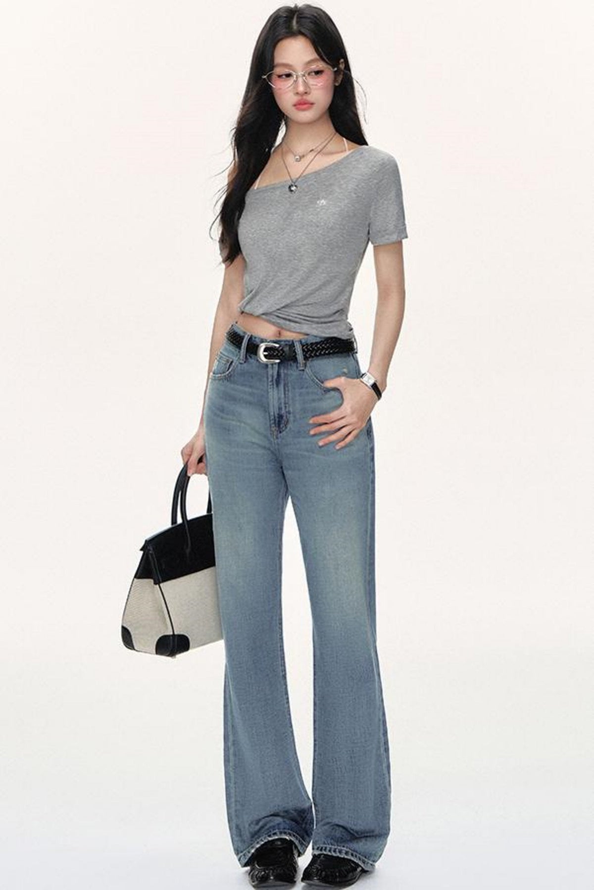 Tencel Twisted Pleat Tee