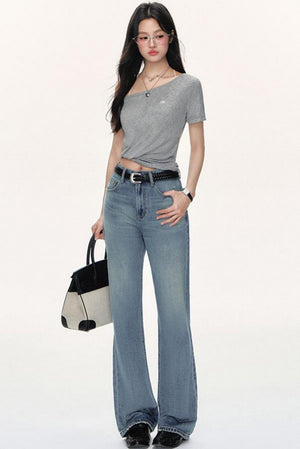 Tencel Twisted Pleat Tee