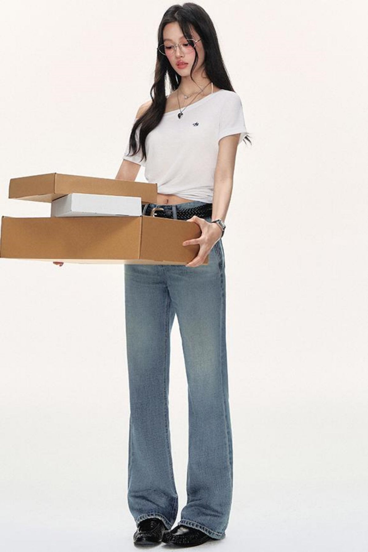 Tencel Twisted Pleat Tee