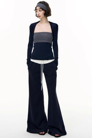 Tencel Waist Long Dress Set-Up