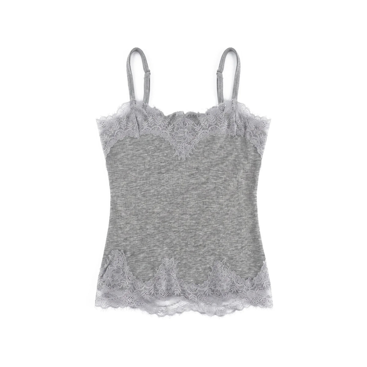 Tencel Wool Lace Camisole & Skirt Set-Up