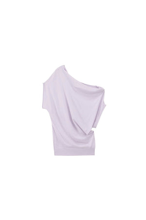 Tencel Wool Off-Shoulder Top