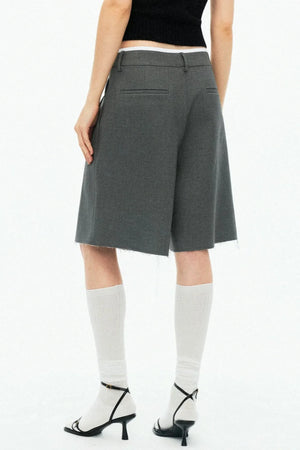 Tencel Wool Pleated Pants