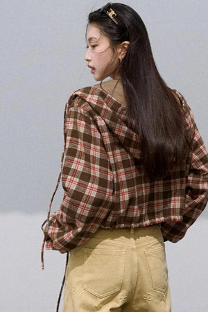 Texture Check Wool Jacket