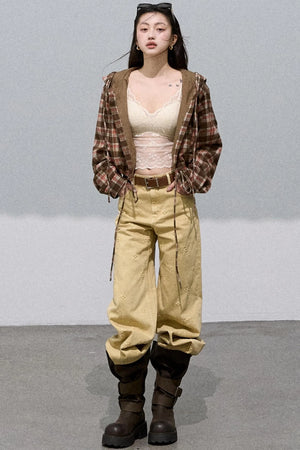 Texture Check Wool Jacket