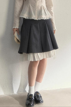 Texture Long Sleeve Waist Shirt Set-Up