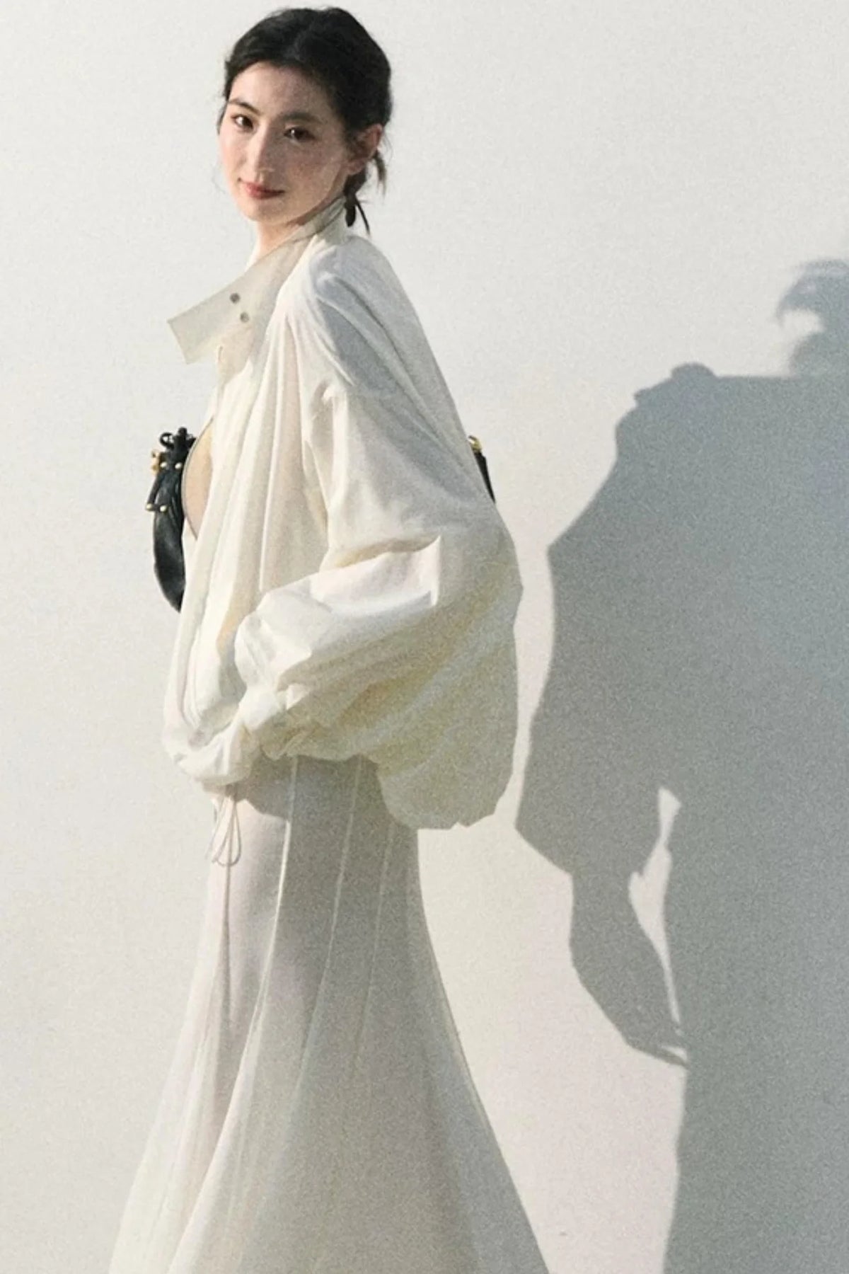 Textured Stand Collar Sun Jacket