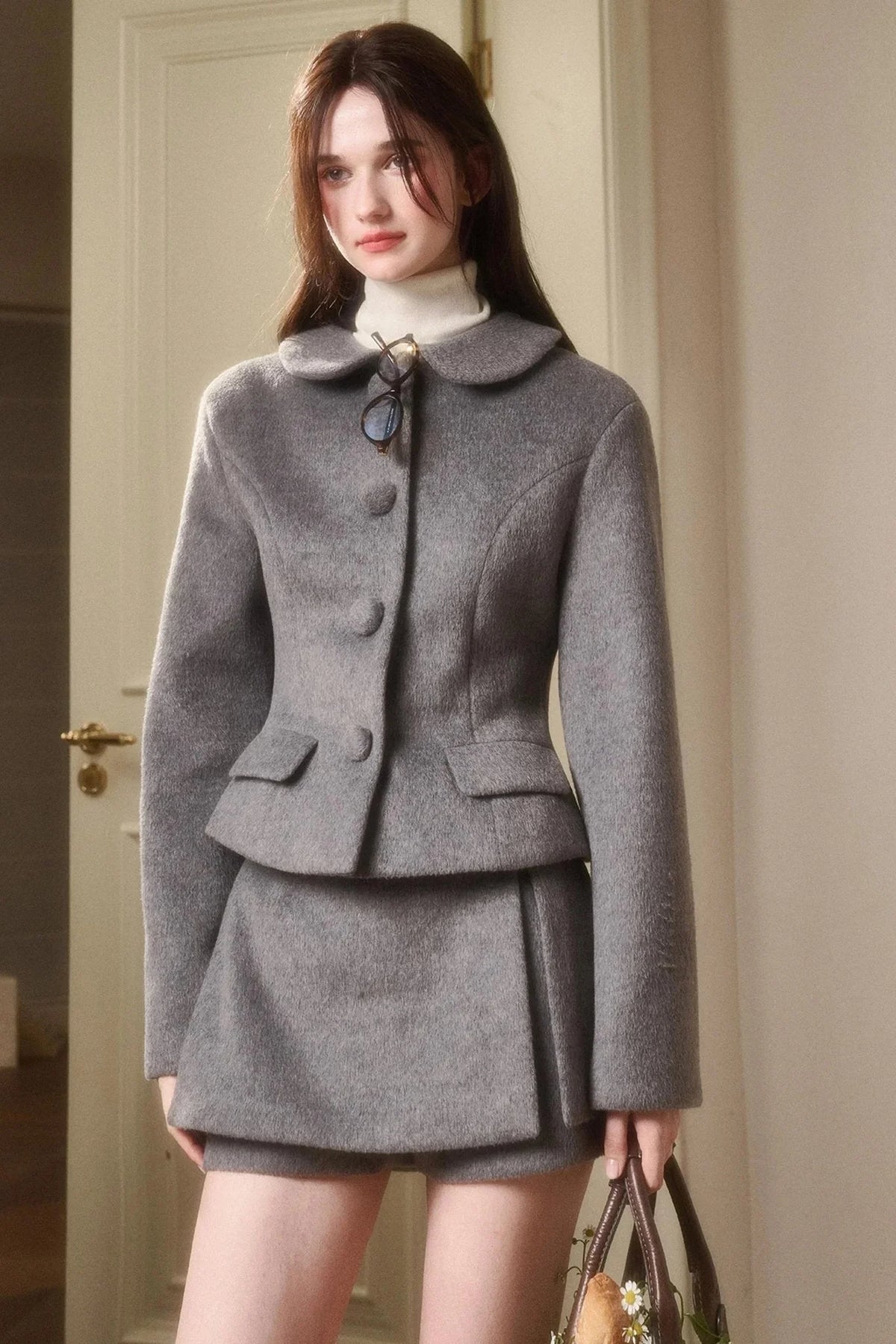 The Galaxy Wool Jacket & Skirt Set-Up