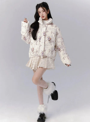 Thick Cotton Jacket Set