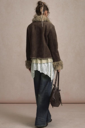 Thick Deerskin Fleece Integrated Jacket