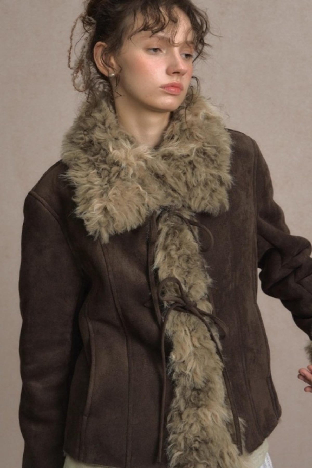 Thick Deerskin Fleece Integrated Jacket