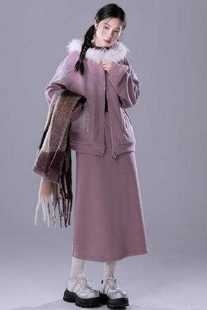 Thickened Fleece Sweatshirt Set-Up