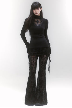 Thin Festival Flare Pants