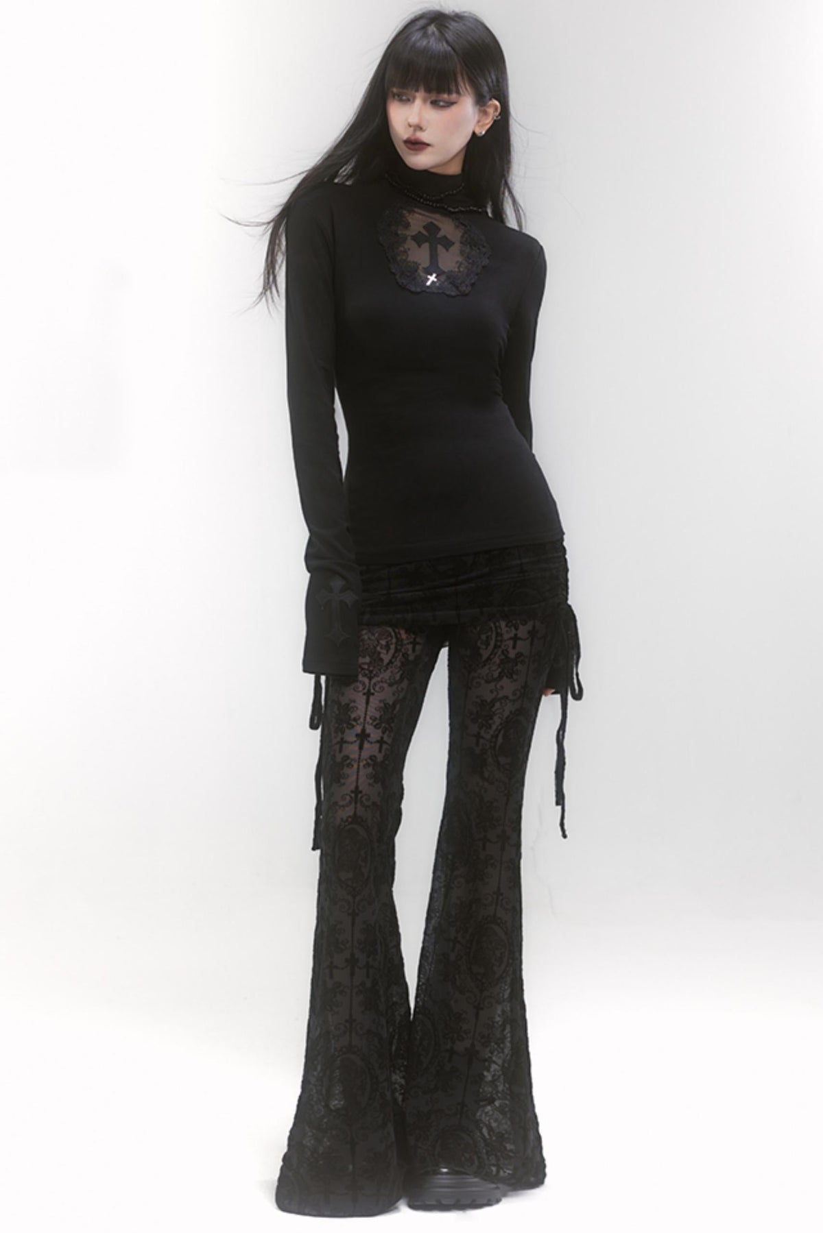 Thin Festival Flare Pants