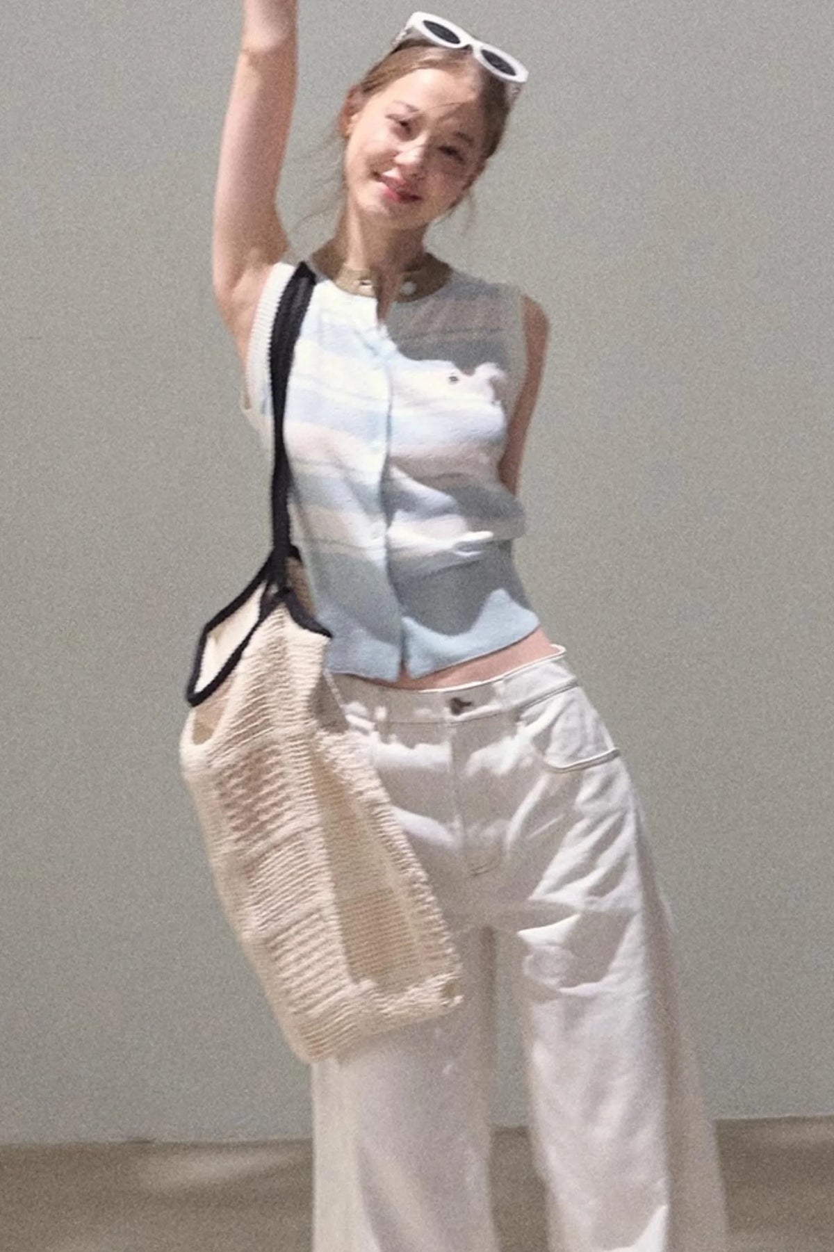 Thin Linen Relaxed Fit Vest