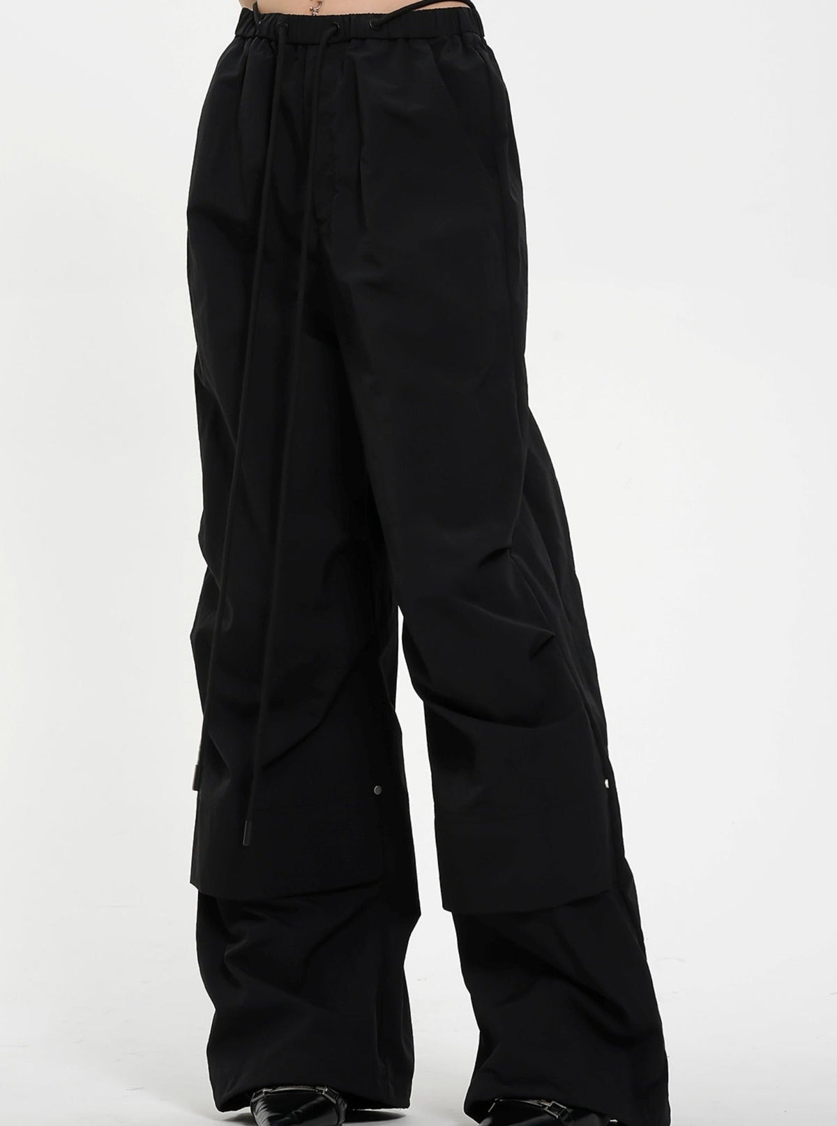 Thin Pleated Waist Casual Pants