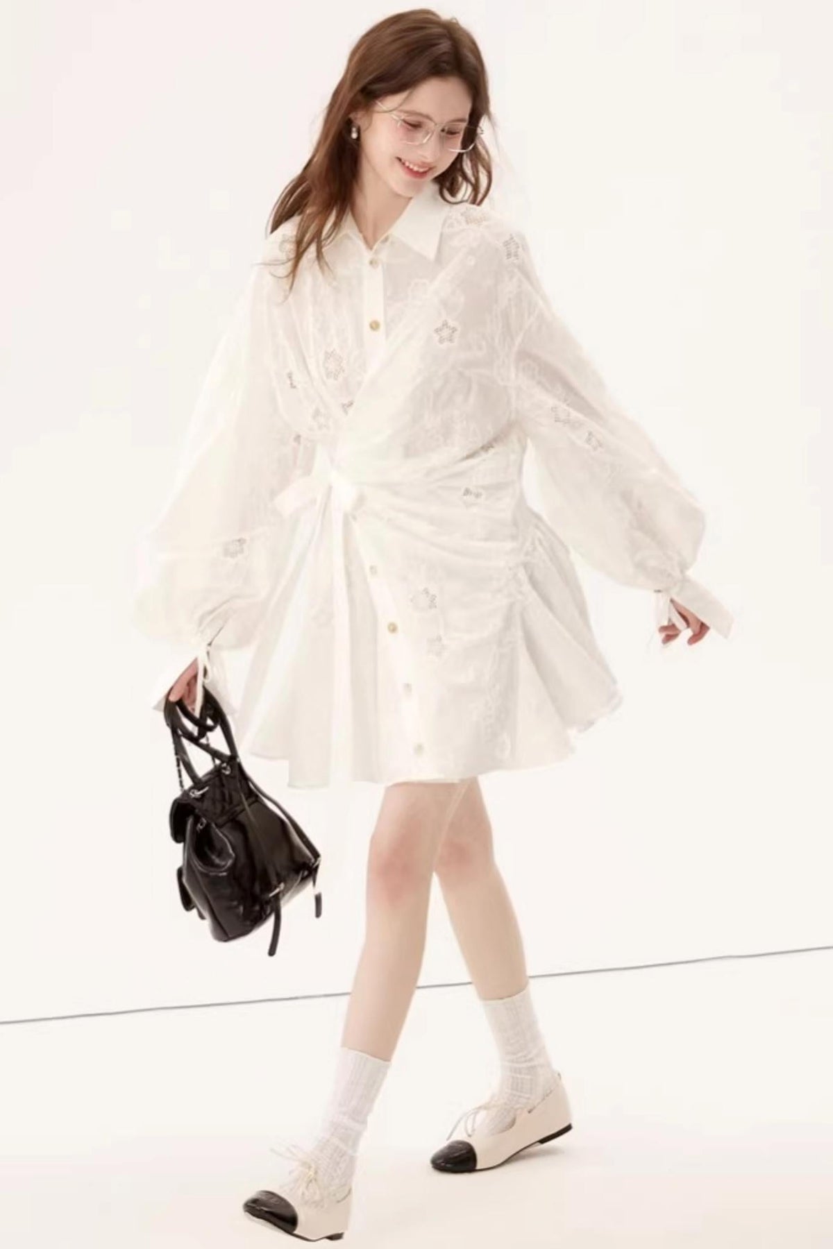 Three-Dimensional Embroidery Dress