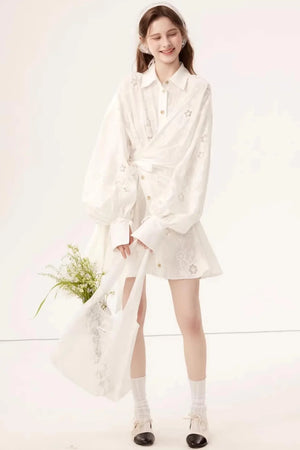 Three-Dimensional Embroidery Dress