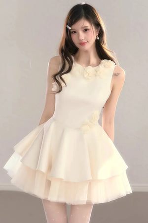 Three-Dimensional Floral Dress