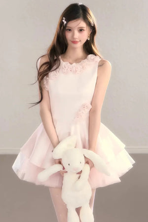 Three-Dimensional Floral Dress
