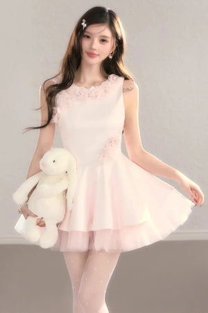Three-Dimensional Floral Dress