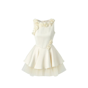 Three-Dimensional Floral Dress