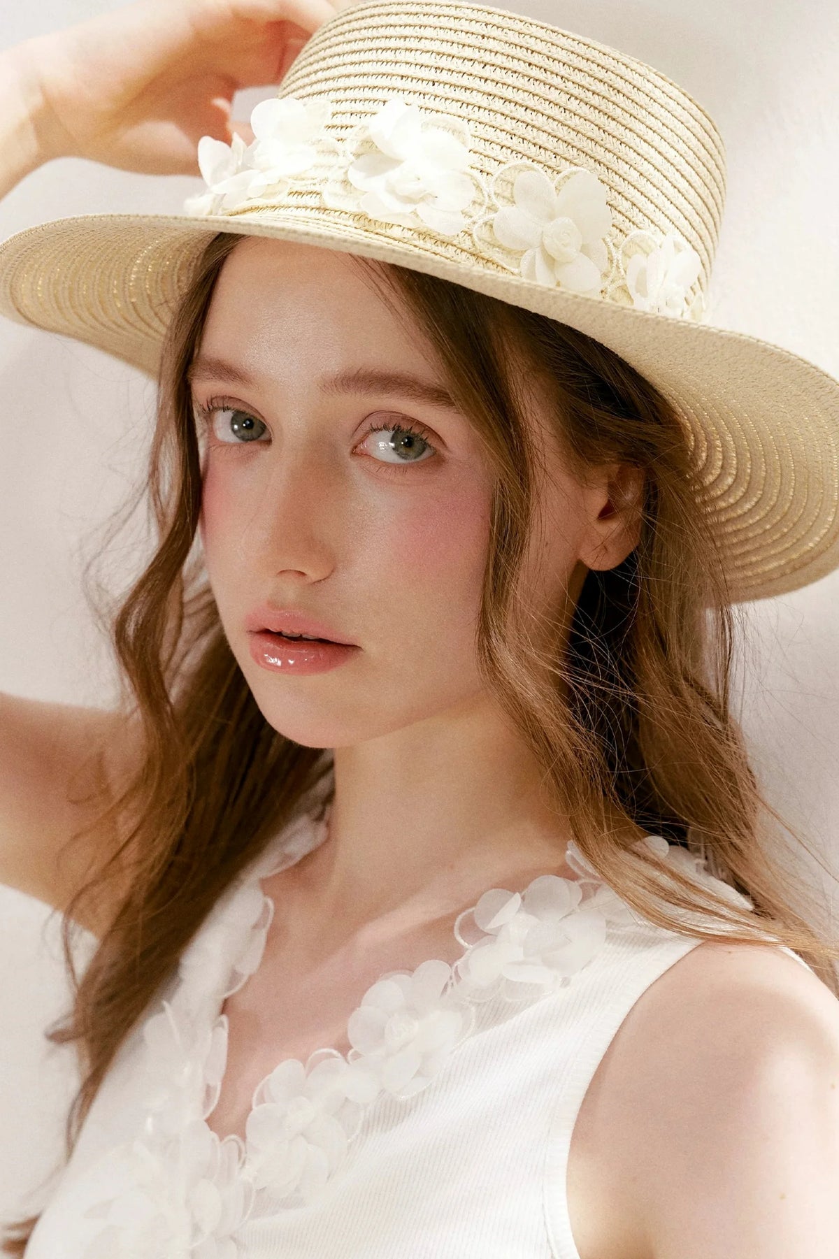 Three-Dimensional Flower Sun Hat