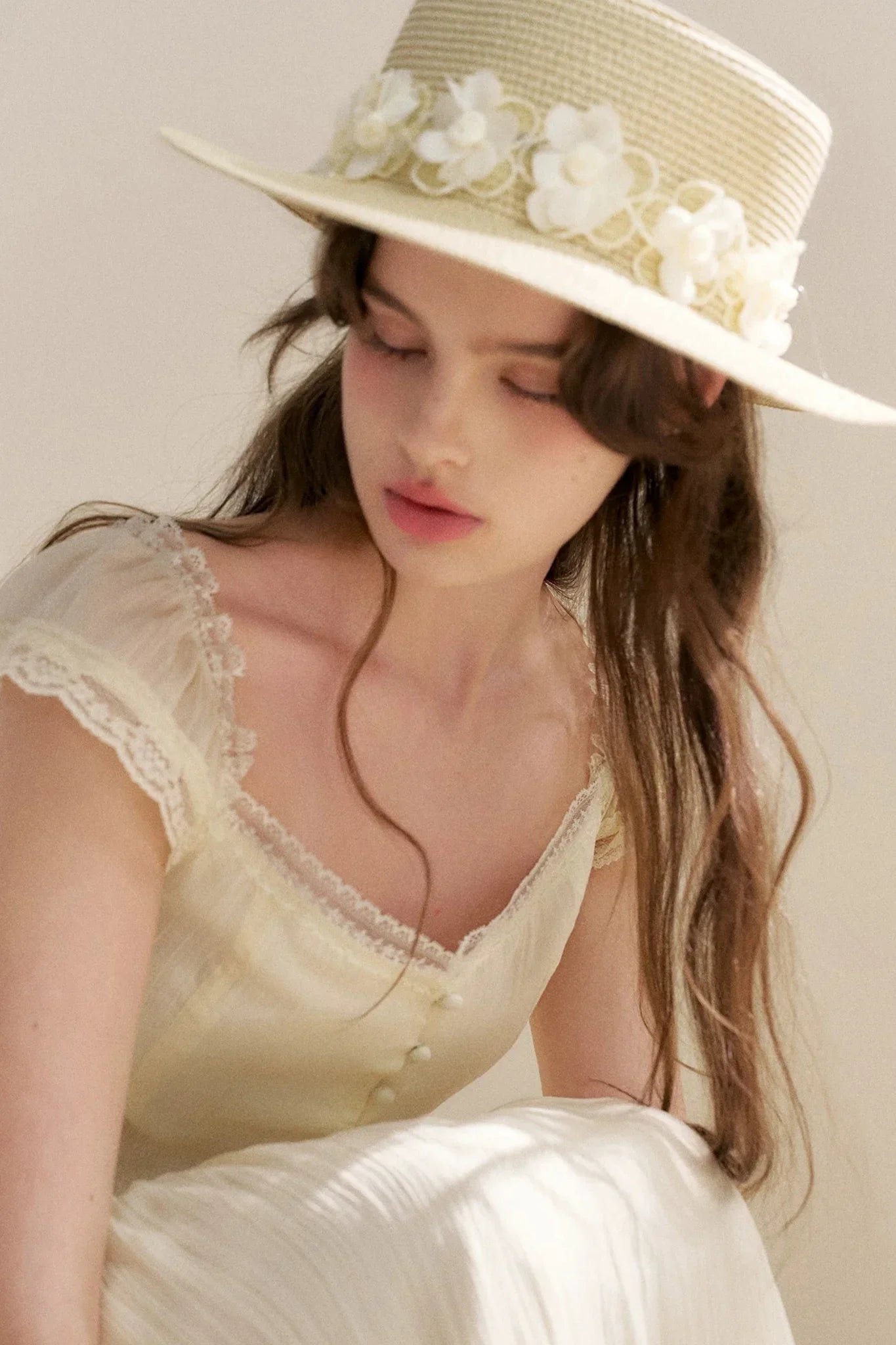 Three-Dimensional Flower Sun Hat