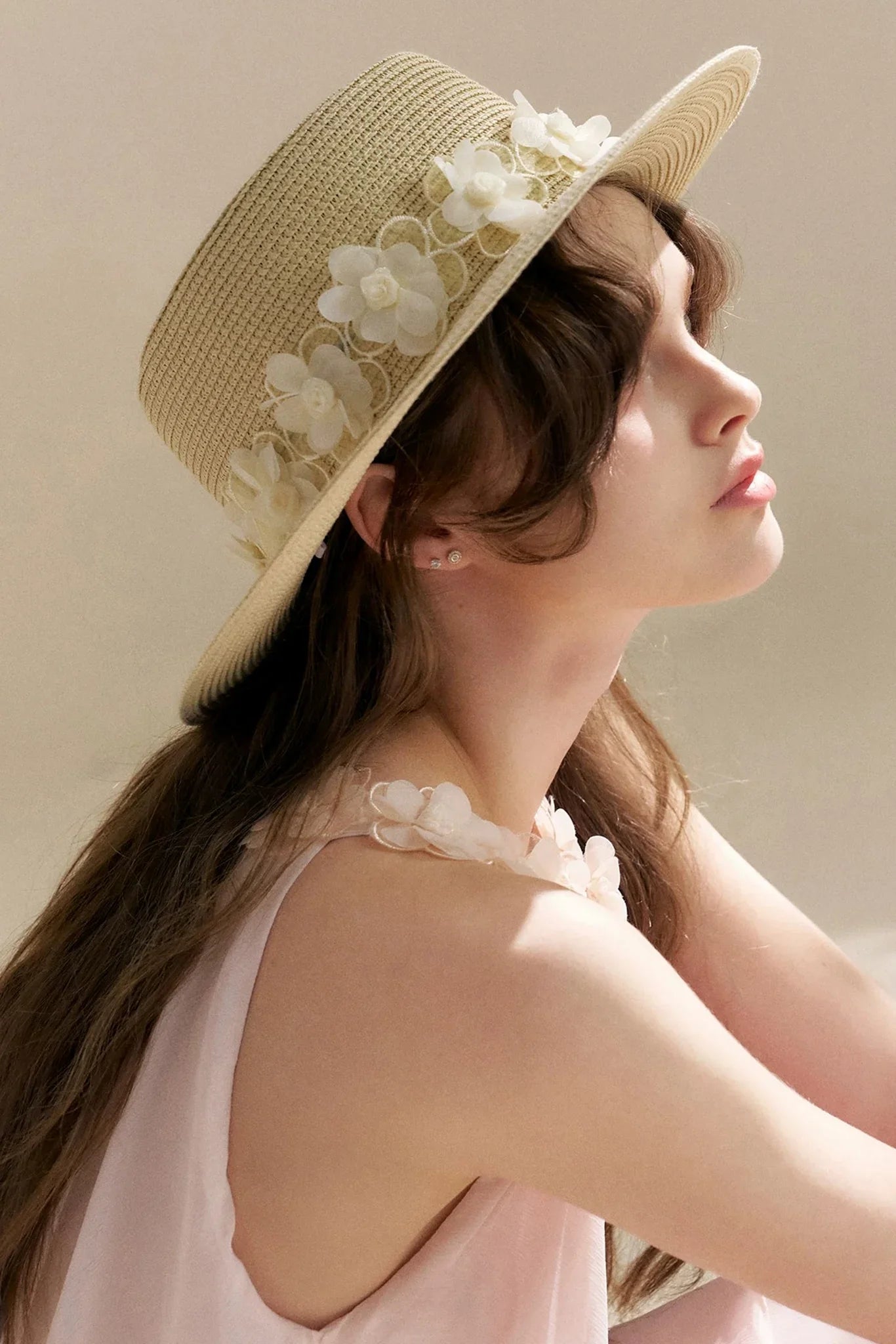 Three-Dimensional Flower Sun Hat