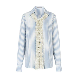 Three Dimensional Lace Shirt