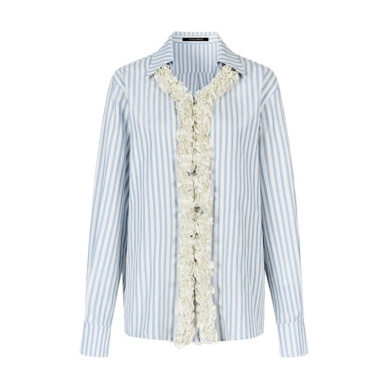 Three Dimensional Lace Shirt