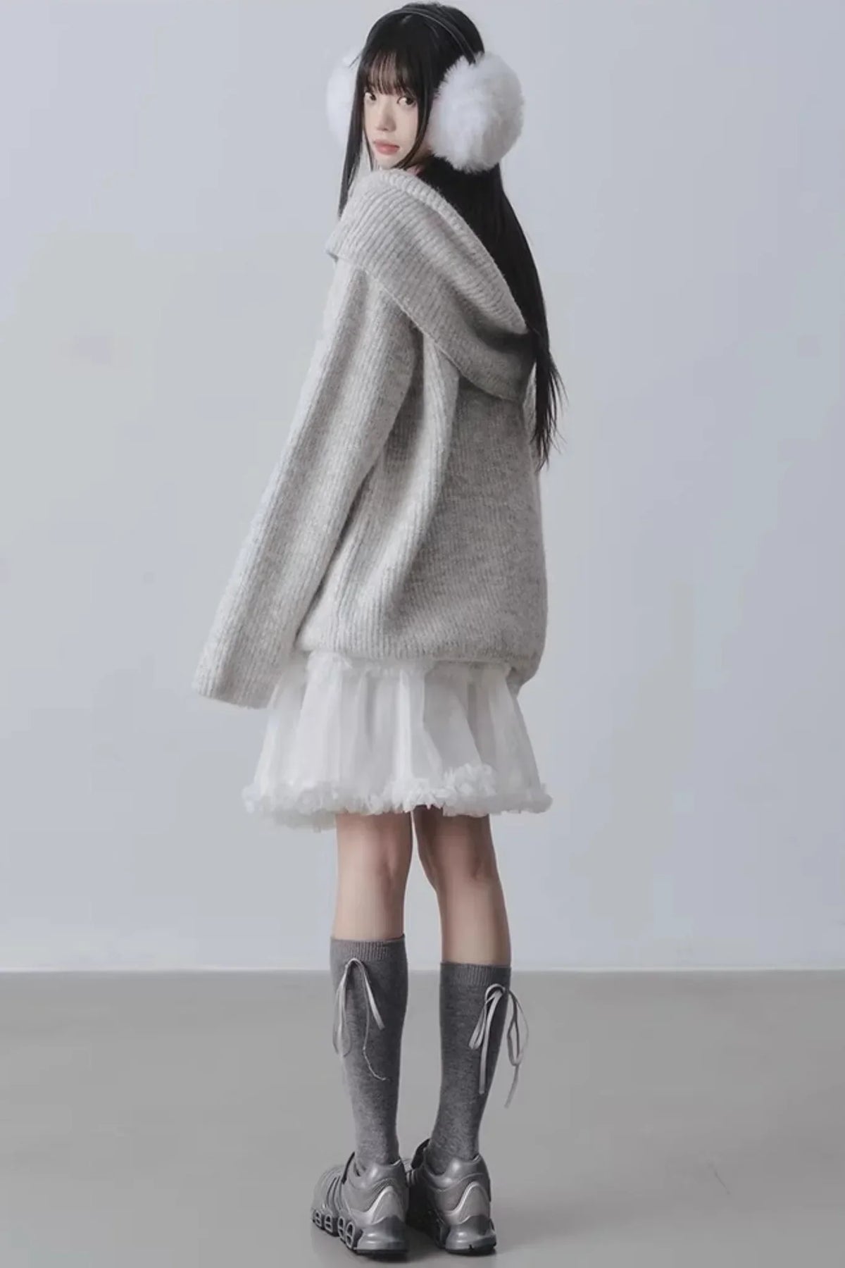 Three-Dimensional Lace Skirt