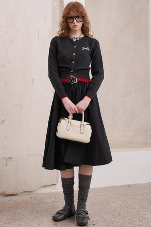 Three-Dimensional Pleated Skirt