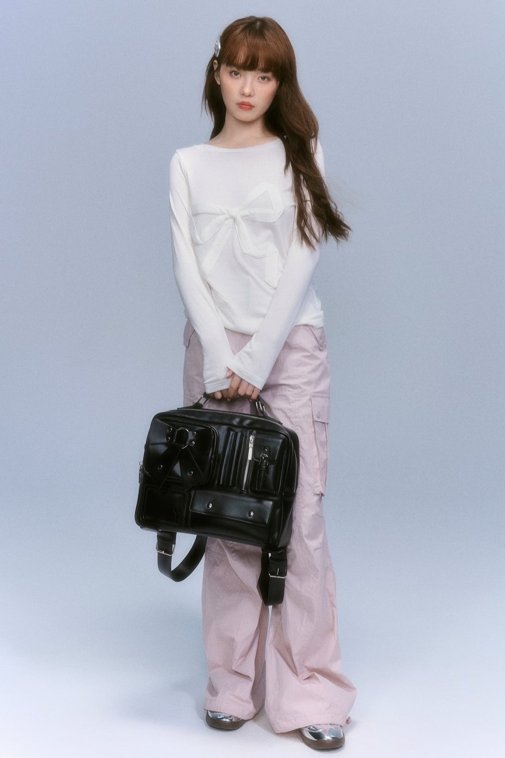 Three-dimensional Pocket Shoulder Bag