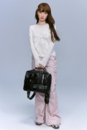 Three-dimensional Pocket Shoulder Bag