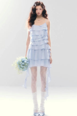 Three-Dimensional Ruffle Dress