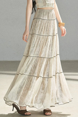 Through the Fog Lace Skirt