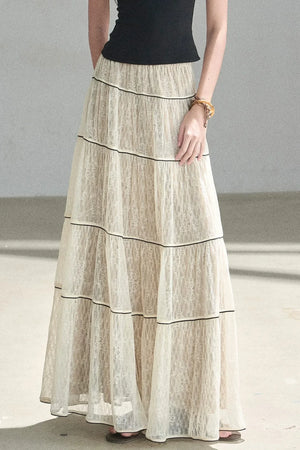 Through the Fog Lace Skirt