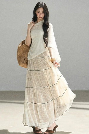 Through the Fog Lace Skirt