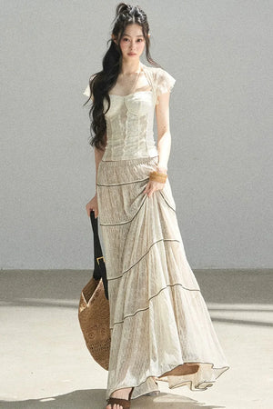Through the Fog Lace Skirt