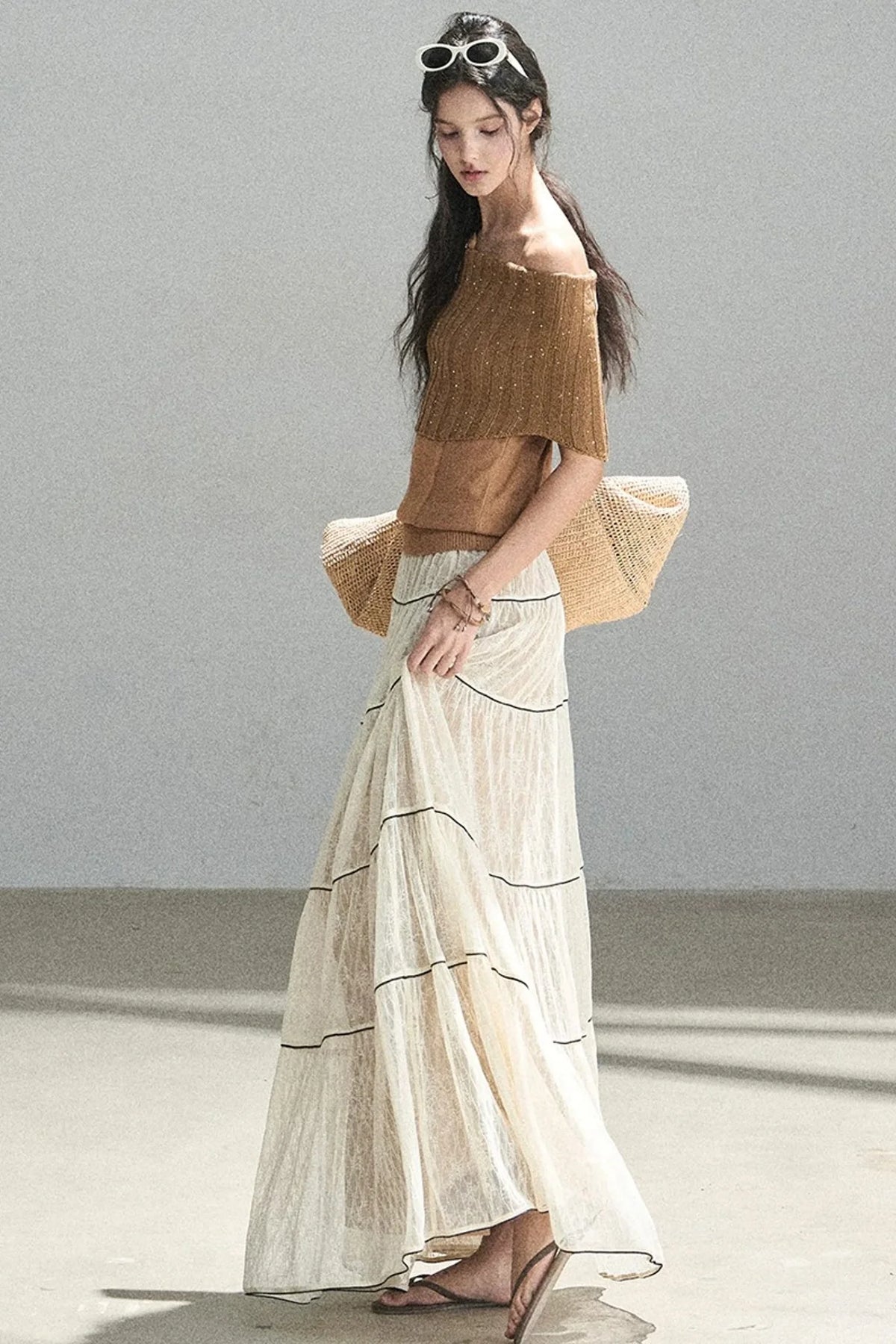 Through the Fog Lace Skirt
